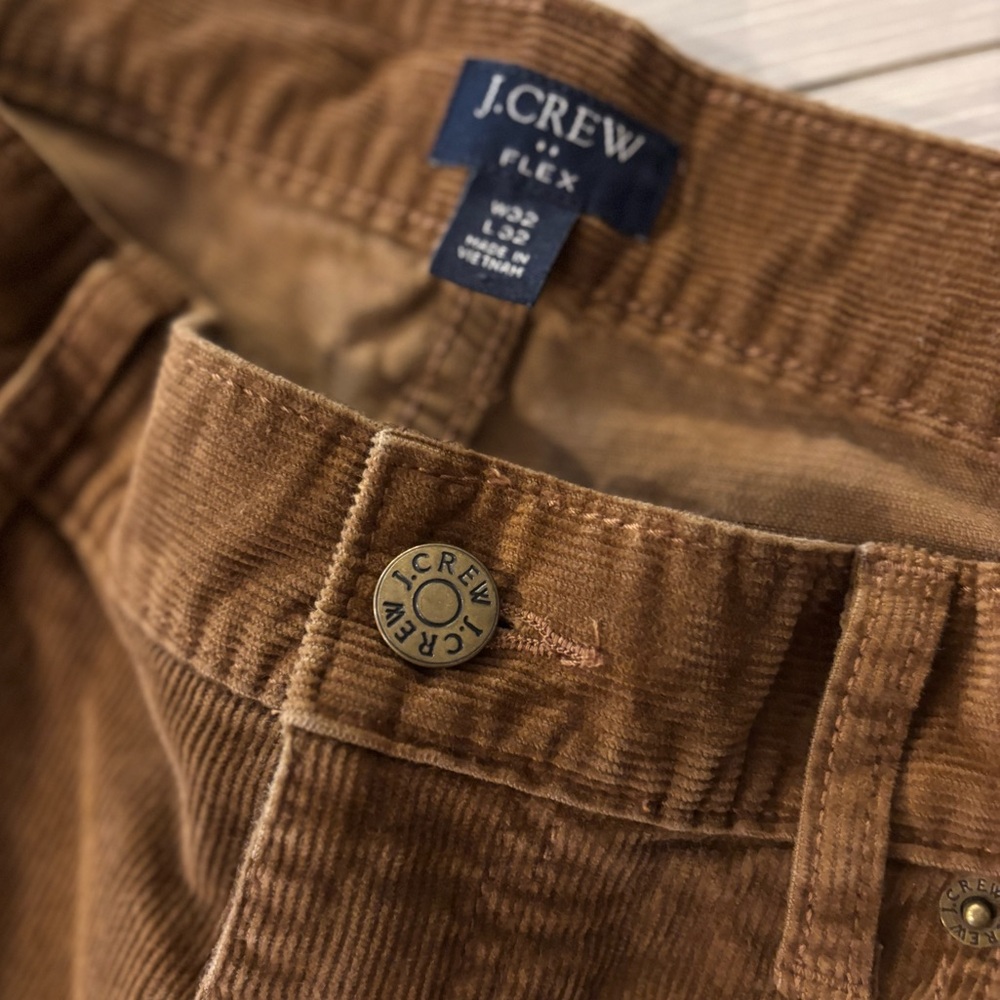 J. Crew Men's Tan Corduroy Trousers